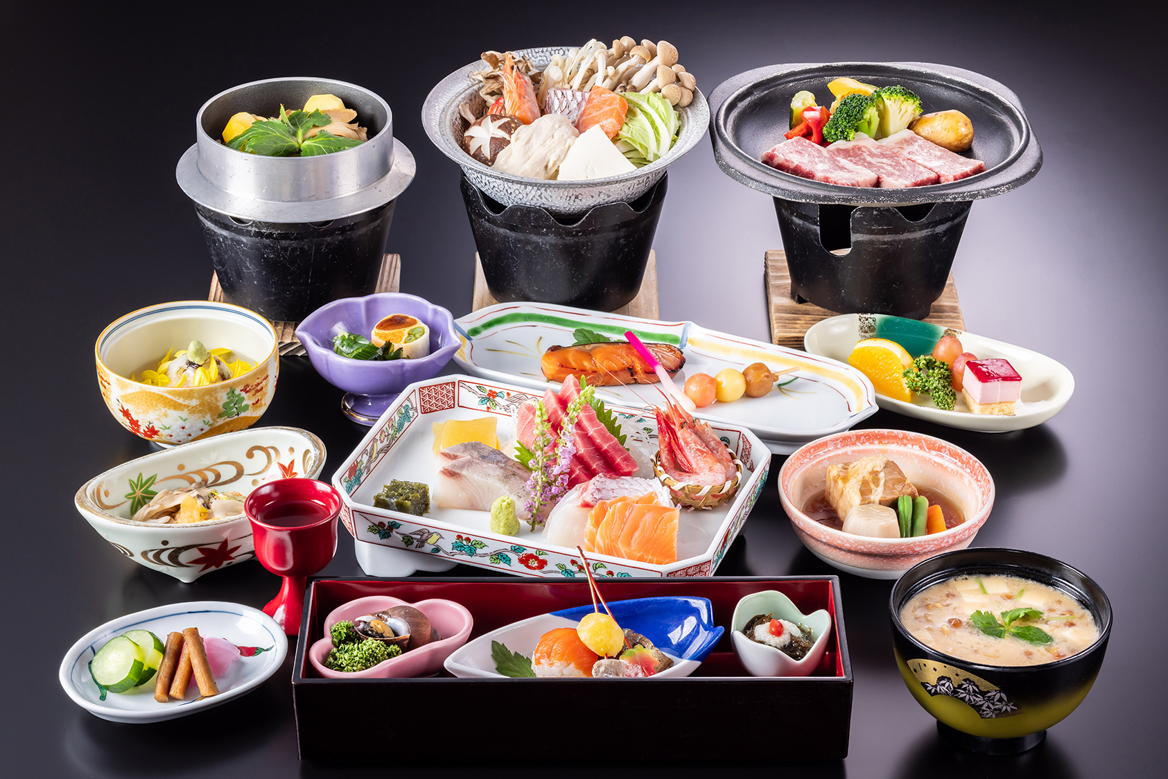 きわみコースの料理