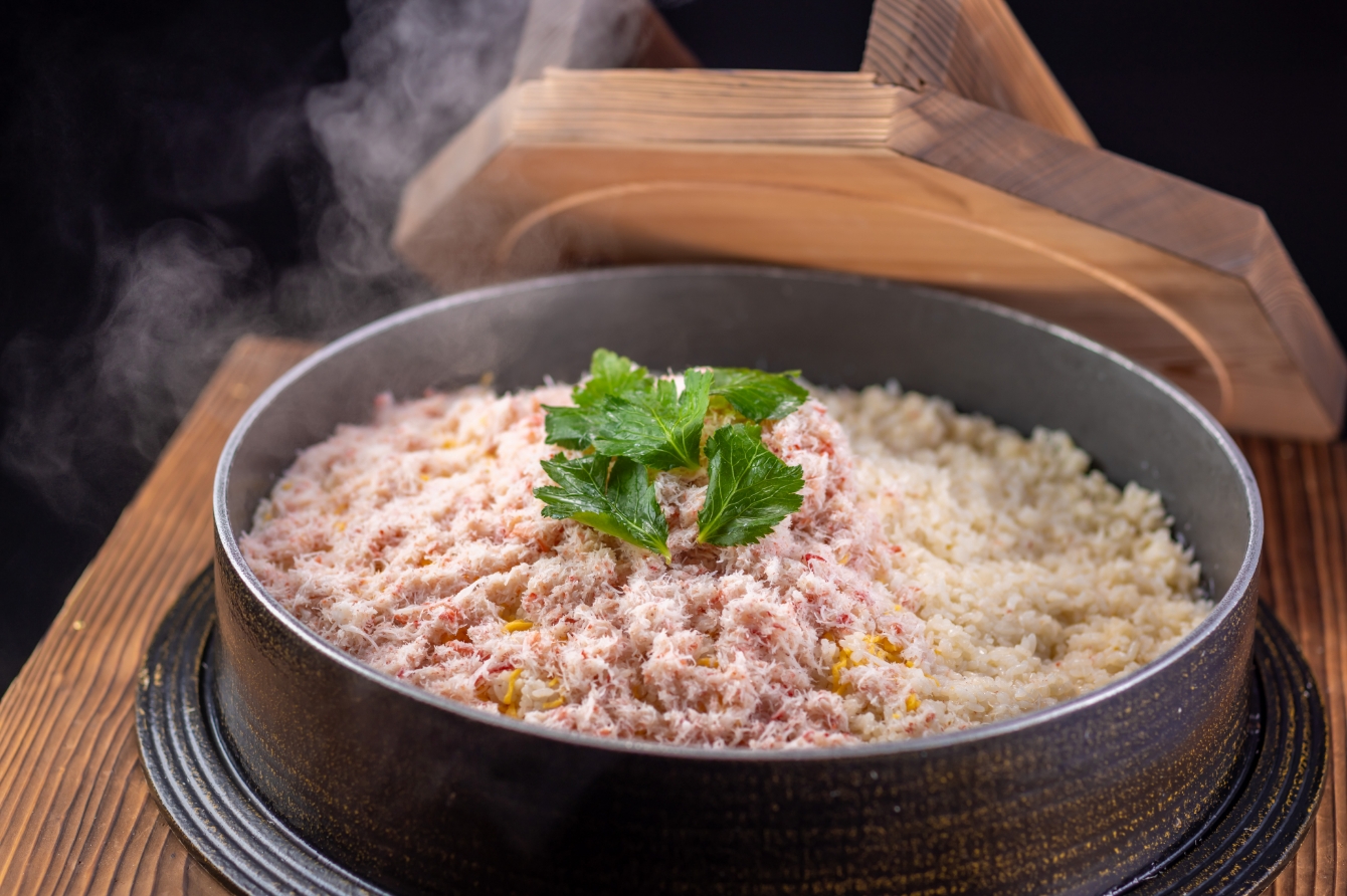 蟹釜飯